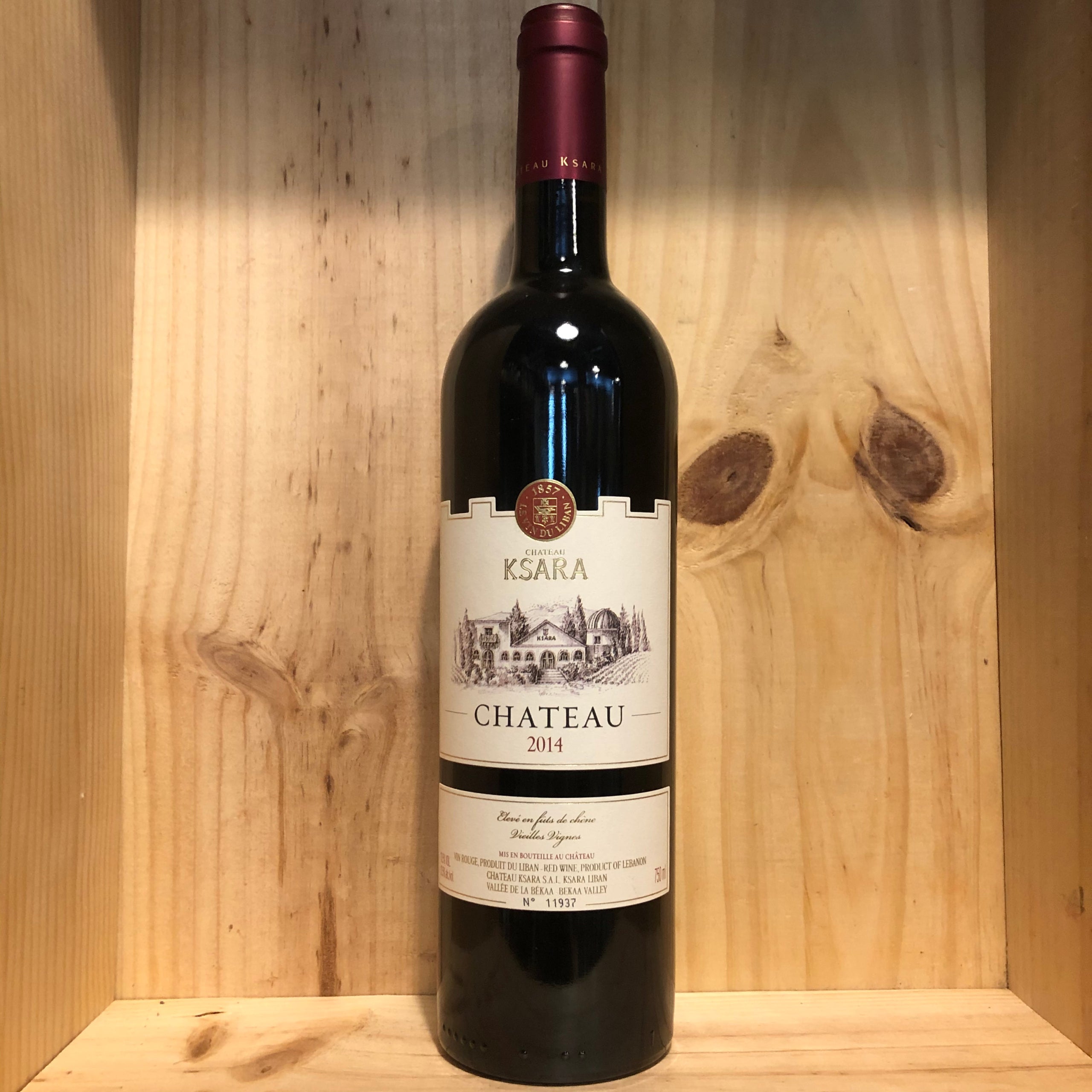 Wine Red - Chateau Ksara, Chateau Rouge - Bekaa Valley, Lebanon