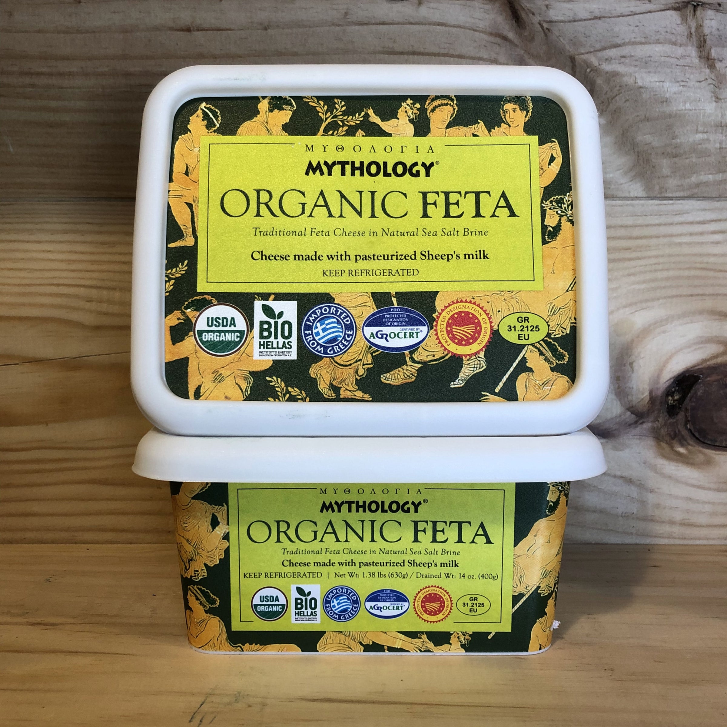 Mythology Organic Feta 400g | ED HYDER'S MEDITERRANEAN MARKETPLACE, image size:2400x2400