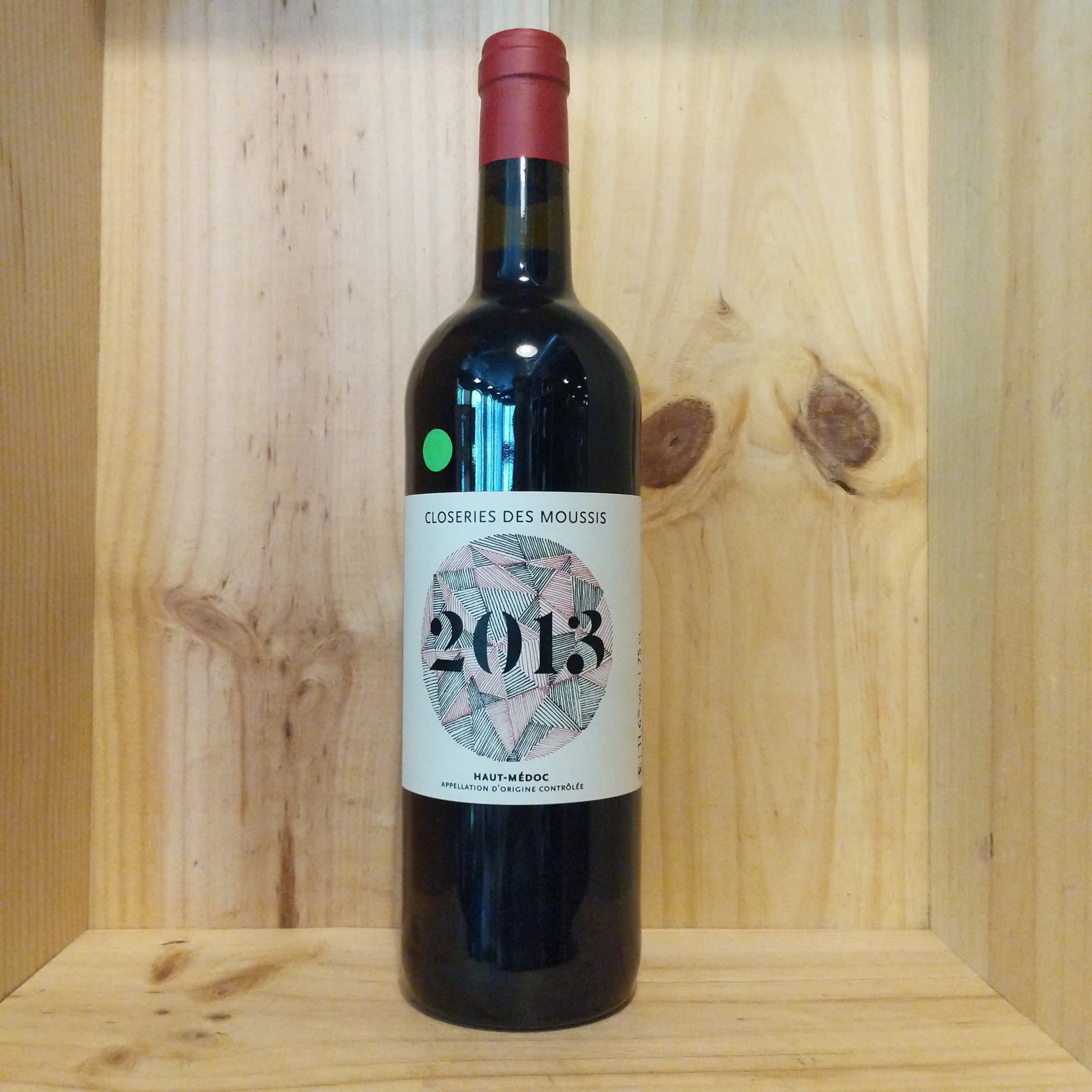 Wine Red - Closeries des Moussis, Haut-Medoc 2013 - Bordeaux, France